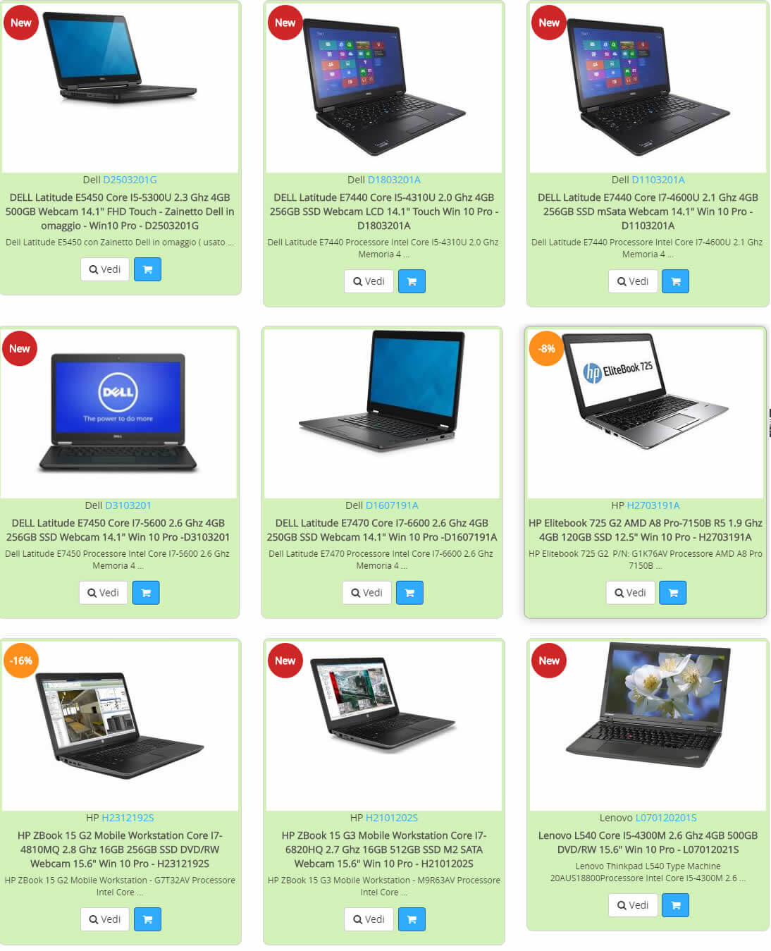 tubenet: vendita computer ricondizionati Trapani al miglior prezzo